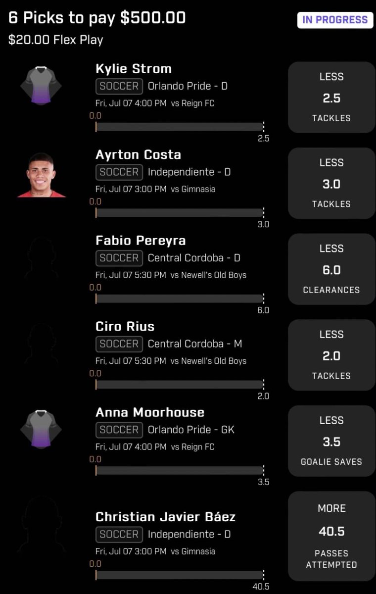 🎯The 6 man that I posted on PREMIUM💯 have 3 bumps and 2 off the board🎯

☘️This 6 man is all bumped and horrible and risk⚠️ 

💰DONT Tail if you already used your Flex Friday! Is not worth or do whatever 🤣

🚨I might find another one later today ⬇️

app.prizepicks.com/board/projId=1…