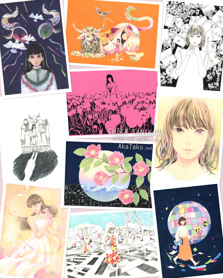 AkaTakonet's tweet photo. Chika Tanikawa WORKS 2018 includes 10 mini prints size 5.8" x 8.25" (14.8x21cm). Signed & numbered limited edition! 10% off w/coupon code JULY 10. Sale details.
https://t.co/59xSYFTm2i
@c_tanikawa #chikatanikawa #works #art #japaneseart #printset #artprint #illustration #谷川千佳 https://t.co/rRFMJjlOgy