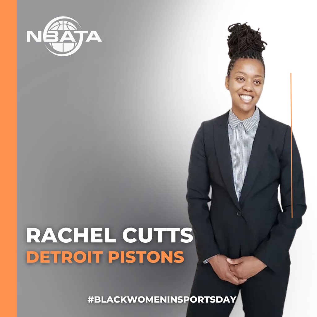 NBATA's tweet photo. Today is #blackwomeninsportsday Founded by Diverse Representation with the goal of highlighting Black women who have overcome hurdles, &amp; broke glass ceilings.  Kayla McKenzie, Rachel Cutts, Jana Austin &amp; Vanessa Brooks are doing just that as #athletictrainers in the #nba https://t.co/1HiKp3wIqK