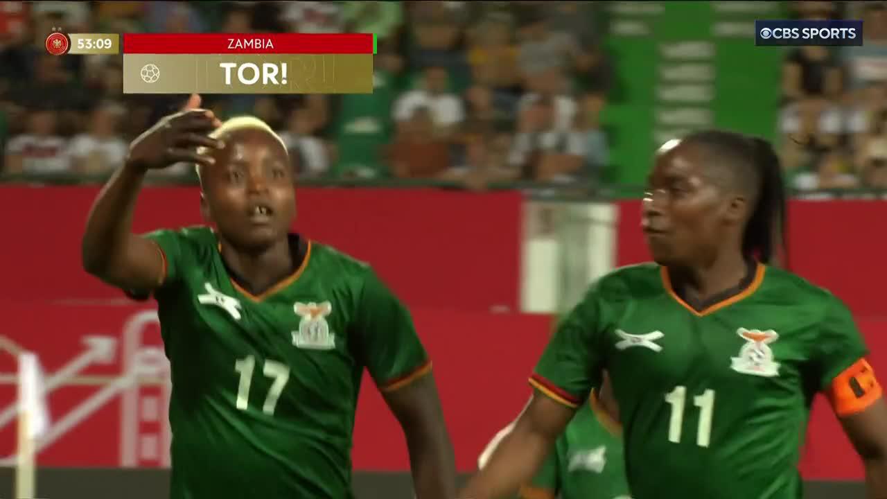 Zambia strike again! 💥Racheal Kundananji makes it 2-0.Tune in now to @CBS for all the action. 📺”