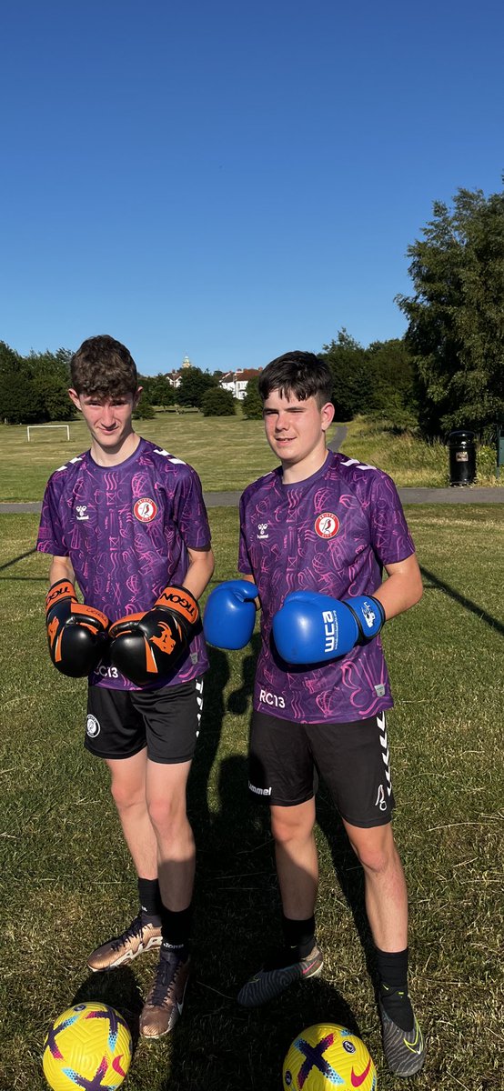 Some pre season strength and conditioning for Connor and his Team mate