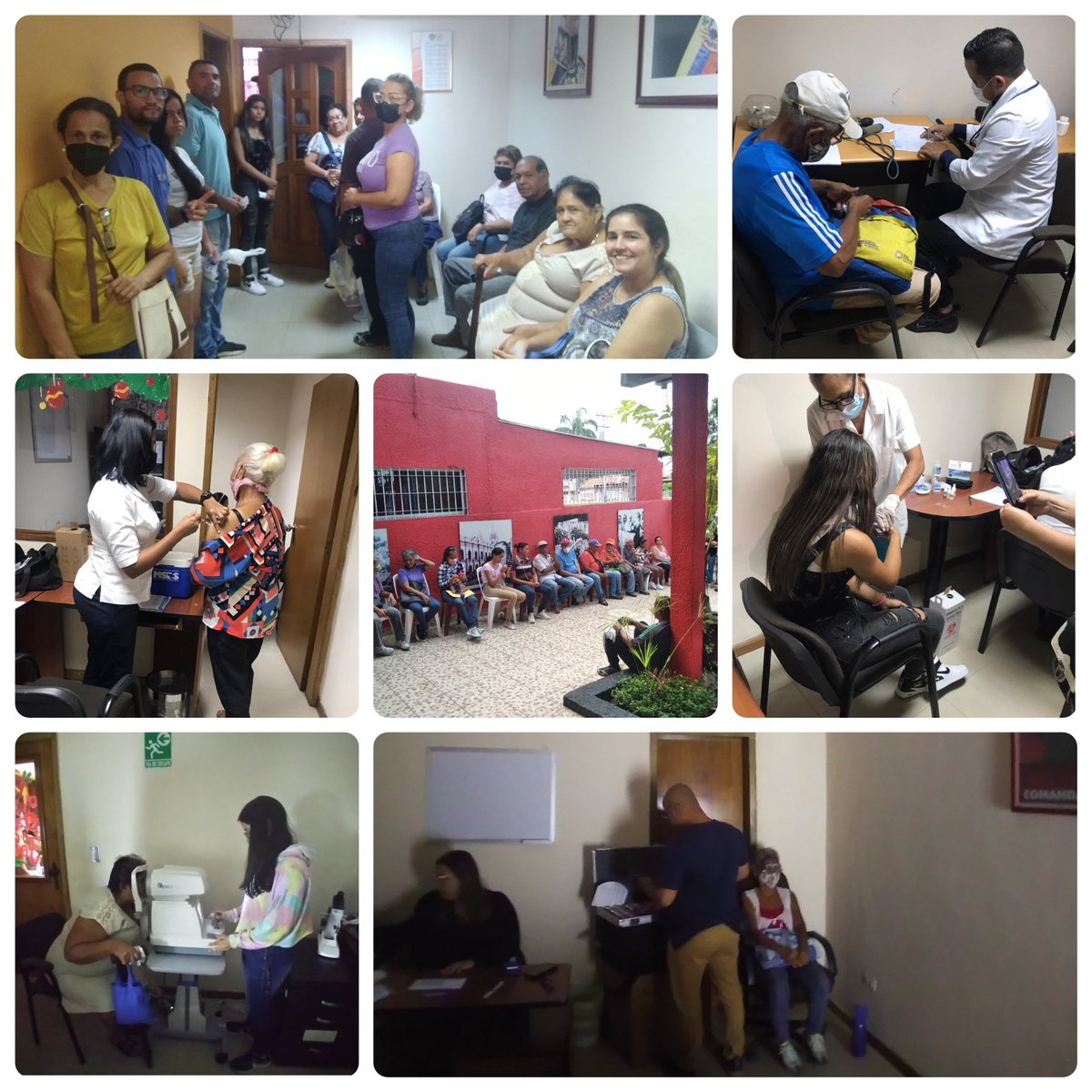 procubolivar's tweet photo. Exitosa jornada de salud  realizada en la Procuraduría General del Estado Bolívar. Despistajes de h/arterial, diabetes, vacunación, optometría, completamente gratuitos, monturas y cristales a precios solidarios para la comunidad en general.
#SPNS
#LIFEVISION
@amarcanopsuv https://t.co/gEQSvbIAK1
