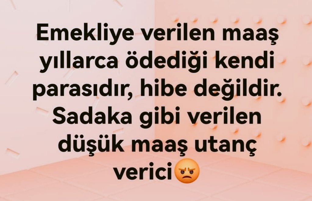 ⏩⏩Kendileri utanmadan hak etmedikleri 4-5 maaşı alıyorlar‼‼‼‼
⏩⏩Bir de yüzleri kızarmadan helallik istiyorlar🧐🧐

Yüzde 25
#EmekliNasılGeçinsin
#maaş