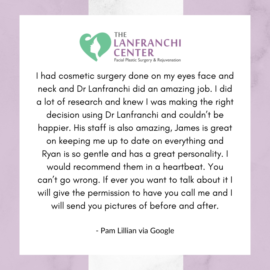 DrLanfranchiTLC's tweet image. Thank you so much for your review! It means the world to us!
You can always leave a review on Google, Yelp, Facebook, and RealSelf!
#TheLanfranchiCenter #FacialPlasticSurgery #LasVegasSurgery #Lanfranchi #Google #PlasticSurgery #LasVegasPlasticSurgery