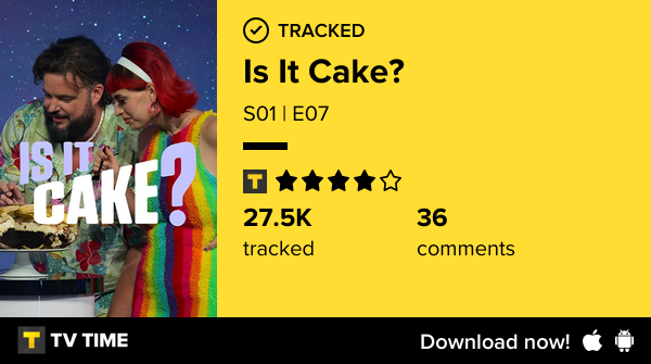 b0neyard's tweet photo. I've just watched episode S01 | E07 of Is It Cake?! #isitcake  https://t.co/YP2br9Kiaa #tvtime https://t.co/CF04PkgbL6