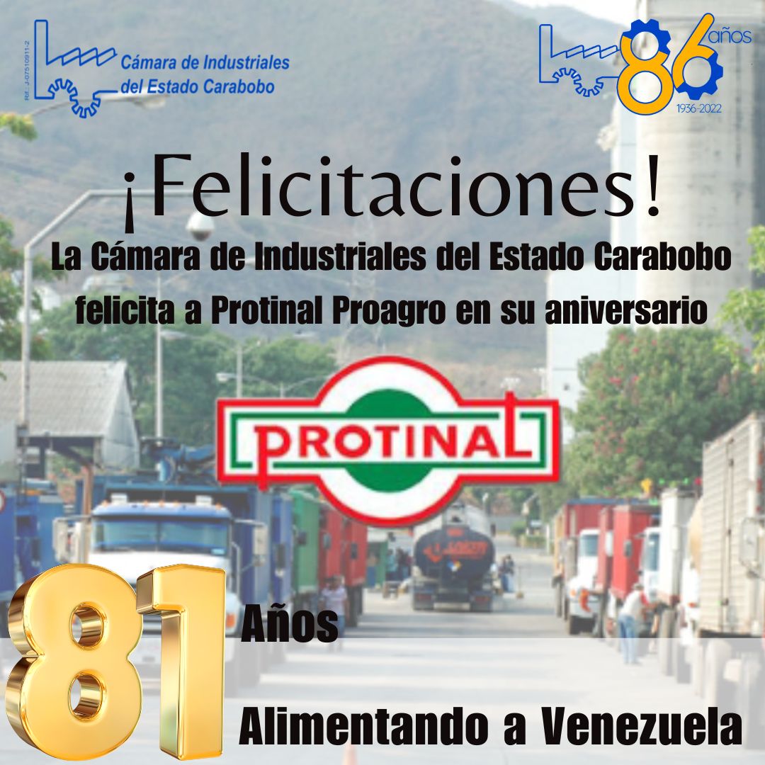caraboboind's tweet photo. Hoy felicitamos a nuestra empresa afiliada Protinal Proagro, en sus 81 años de fundada, contribuyendo a la satisfacción de las necesidades de los venezolanos.
Pionera en el país en producción de alimentos balanceados para animales.
#SomosCiec #HechoEnCarabobo #Protinal https://t.co/INFq1q2mRP