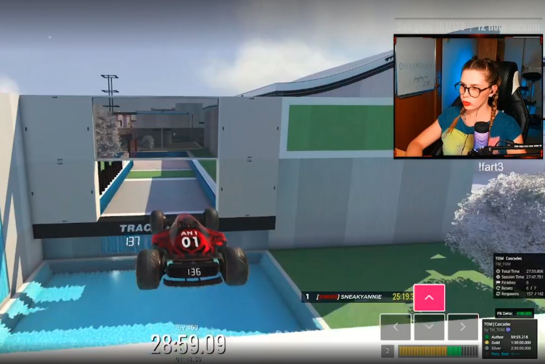 ◻JOIN on 150CP RPG!📷 twitch.tv/sneakyannie 
#trackmania #tm #twitch #stream #streamer