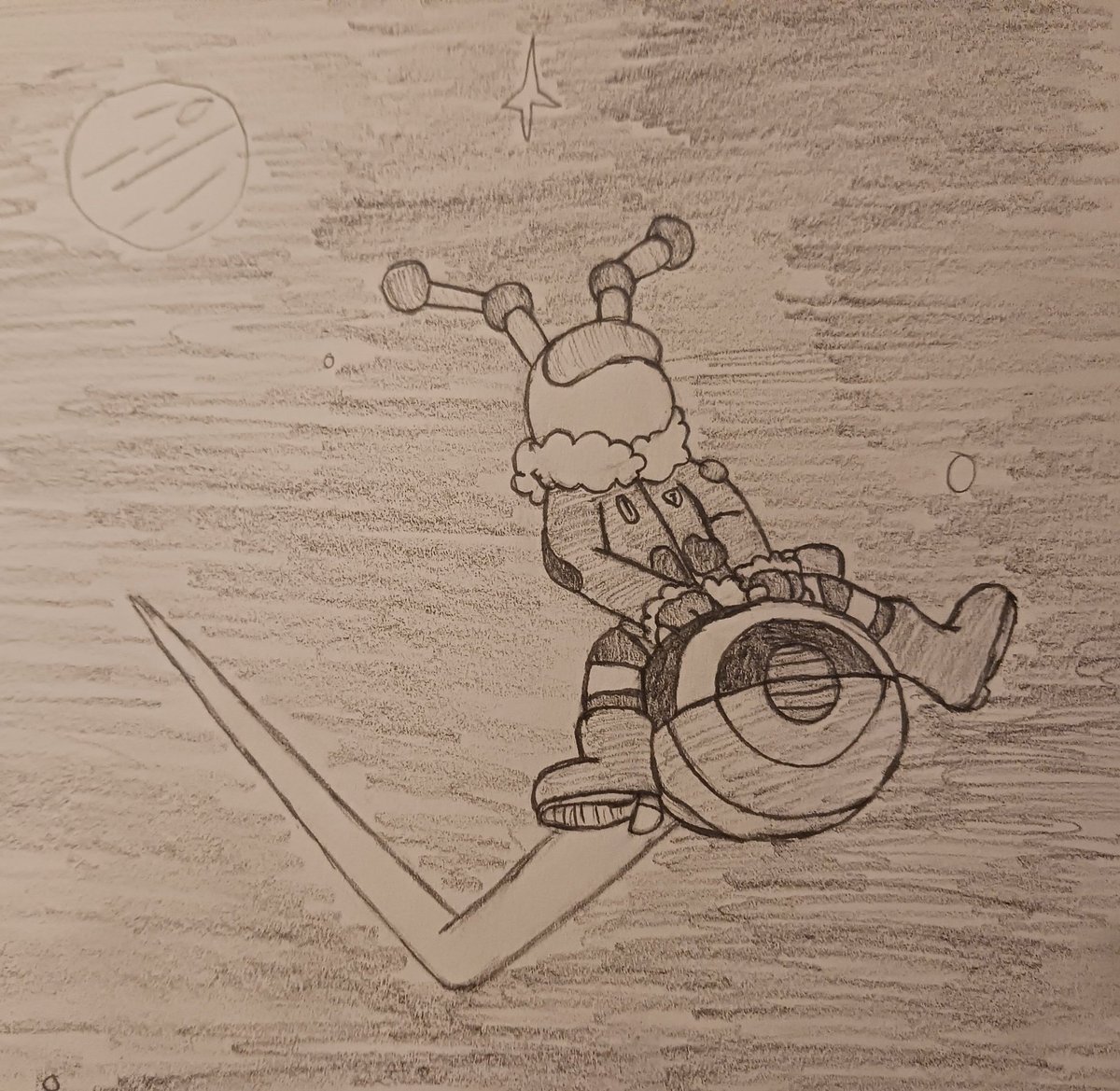 Dommer4kill's tweet photo. I feel like I dont do enough with the Courier Bee's stinger rocket, so I drew up this little piece. Also front facing bee jumps care.
Fun fact, the honey gun and stinger rocket were inspired by Earthworm Jim.
#D4KComics https://t.co/Jgu5ibDftH
