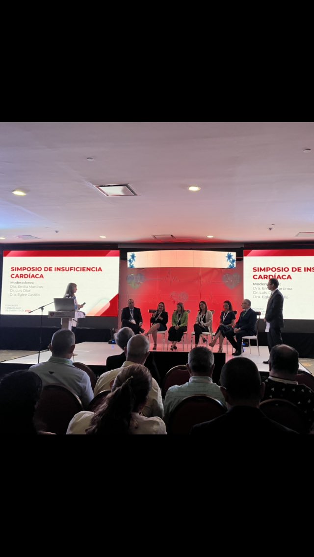 CarrilloEu's tweet photo. #SVCARDIO23 Excelente el simposio de Insuficiencia Cardiaca, coordinado por la Dra. Emilia Martinez @emartinezgmg, la Dra. Eglee Castillo @ecastillog y el Dr. Luis Díaz. Los felicito https://t.co/5xpkhp7MQI