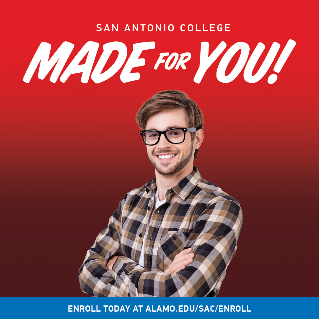 San Antonio College on Twitter: "Enrollment for the Fall is OPEN