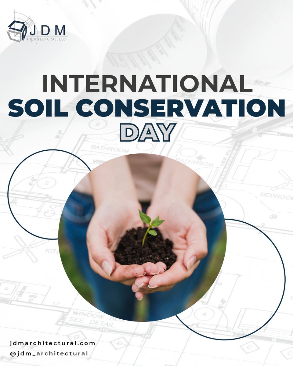 JDMArchitect's tweet image. Today,  celebrated as International Soil Conservation Day, not only to pay tribute to the surface we walk on being the superficial layer of the earth&apos;s crust, but also because its composition.
Leave a comment and share this information.
#InternationalSoilConservationDay