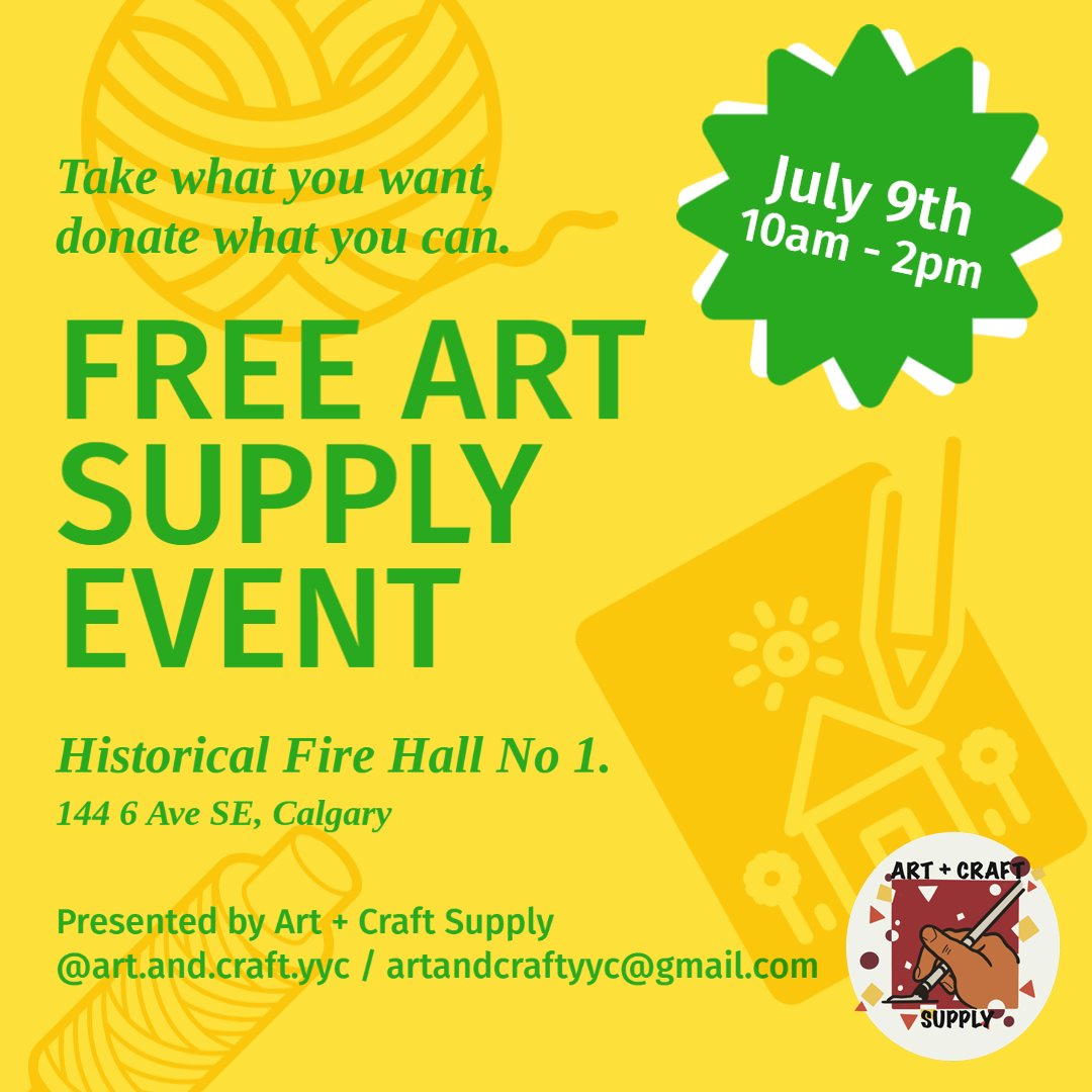 Downtown Calgary on Twitter "Art and craft enthusiasts📣 check out This