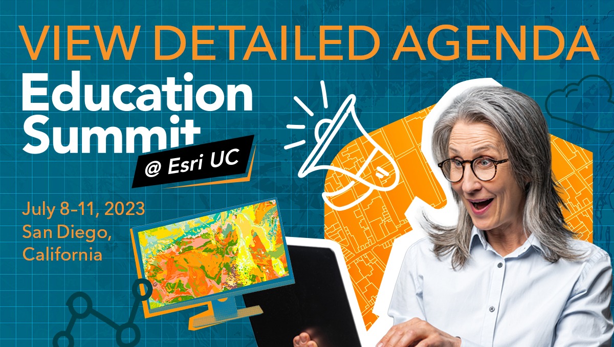 EsriTraining's tweet photo. Are you attending #EdSummit? Don't miss your chance to take a free lesson or two at the Hands-On Learning Lab. Opens at 8:30am on Saturday and Sunday. The fun will continue Tues-Thurs during #EsriUC2023. @GISEd https://t.co/Kl8kdXYxhh https://t.co/ipmQkbNdmK