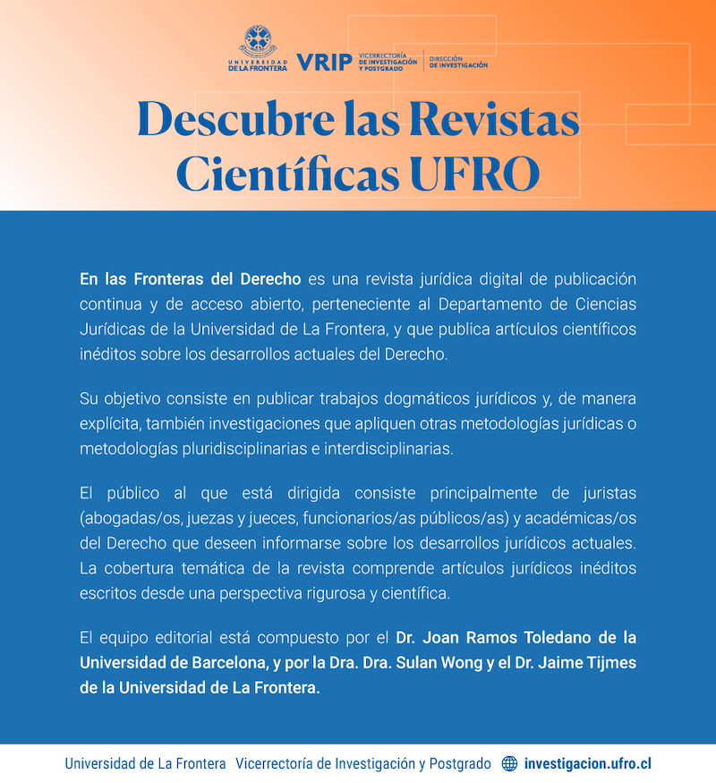 Revista En las Fronteras del Derecho tweet media