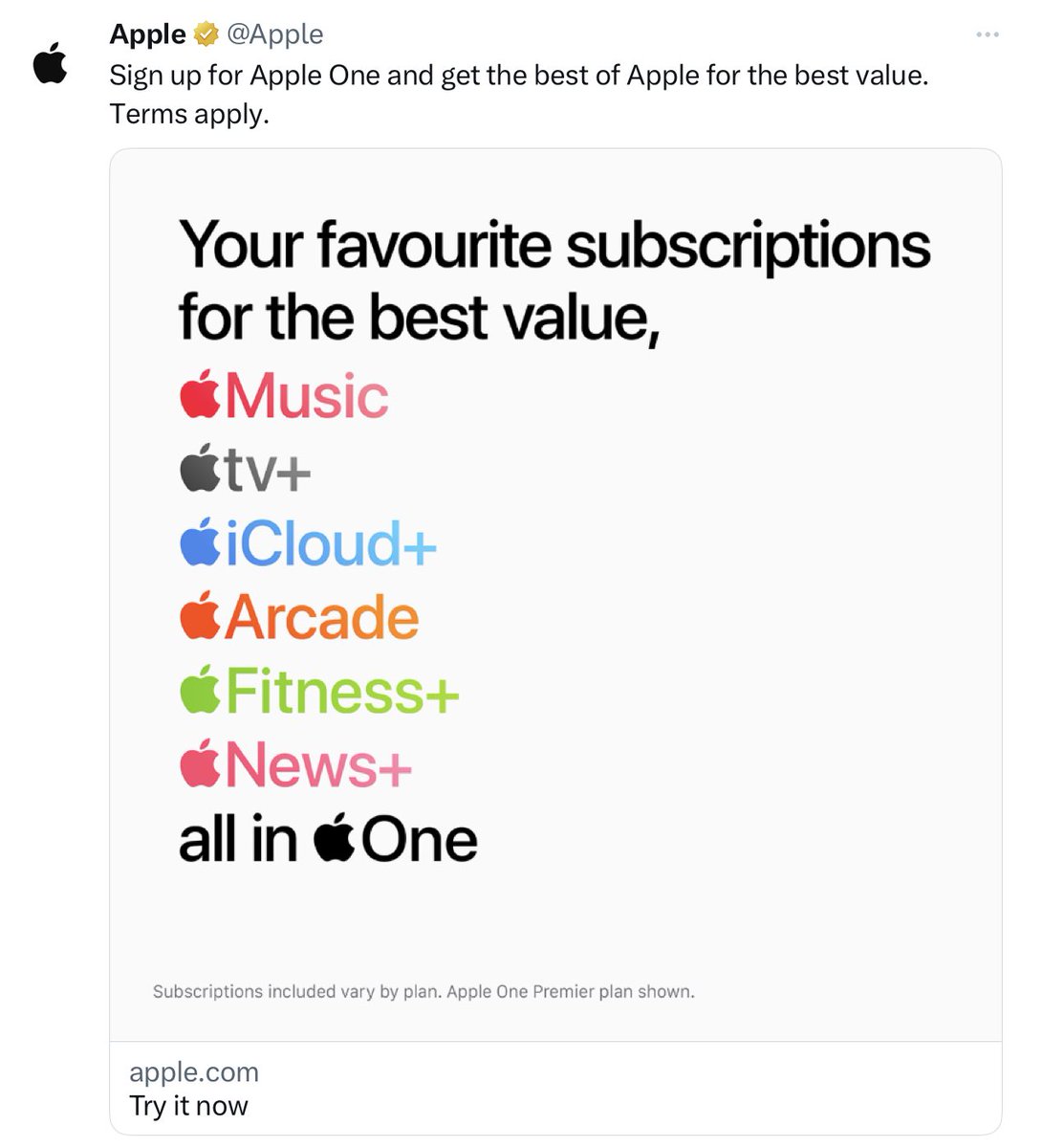 They’re just trolling me now. “Value” is not the same as price. I get that they don’t want to do a price promo, but let’s face it, that’s what they’re saying. What happened to Apple’s marketing team??!!
