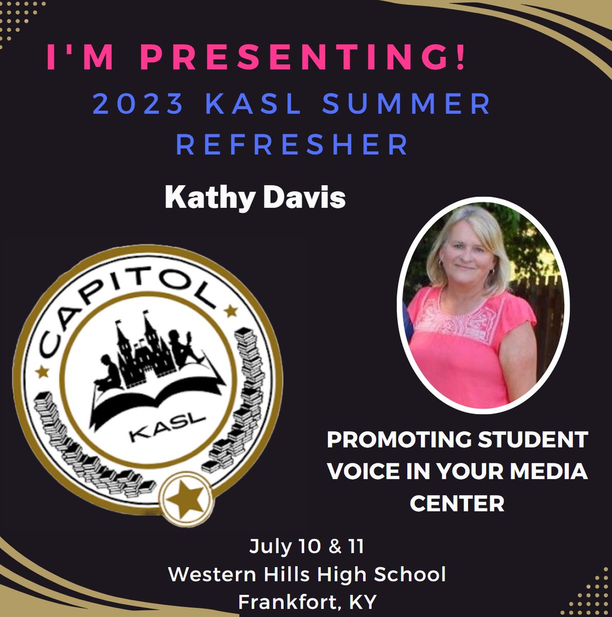 Best PD of the summer for librarians!  Come join us in Frankfort!  #KASLSSR23 <a href="/EducationKET/">KET Education</a>