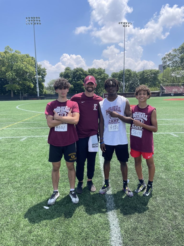 ChristofferGo7's tweet photo. Had a great time competing today at the Fordham camp was able to showcase my ability to cover as a db and got to lock up some wr's @FordhamRams @Coach_Conlin  @PrepRedzoneNY @CoachPetrarca @RFReichert @BaysideFootball @Cantstopp_23 @savva_paul https://t.co/D3hDTmgew0