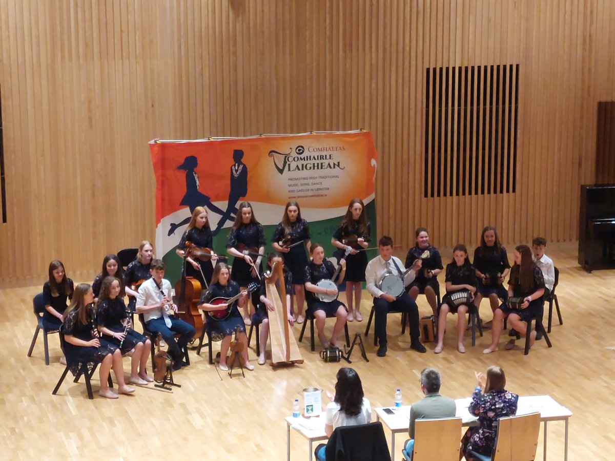 Big well done to our U15 Grupa Cheoil who finished in 4th place @leinsterfleadh @DublinComhaltas in @TUconservatoire