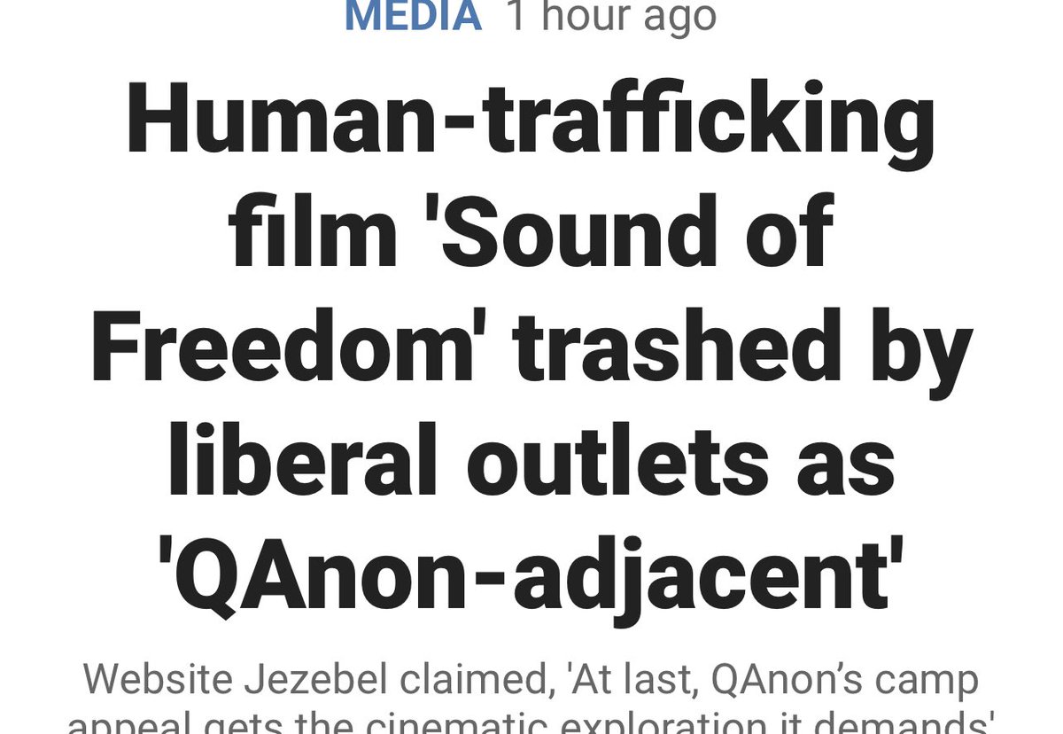 Ask yourself what kind of people would trash a movie that exposes something that is happening in the world today ?  Not to mention that the movie is based on real life events .  #godschildrenarenotforsale #SoundofFreedomMovie