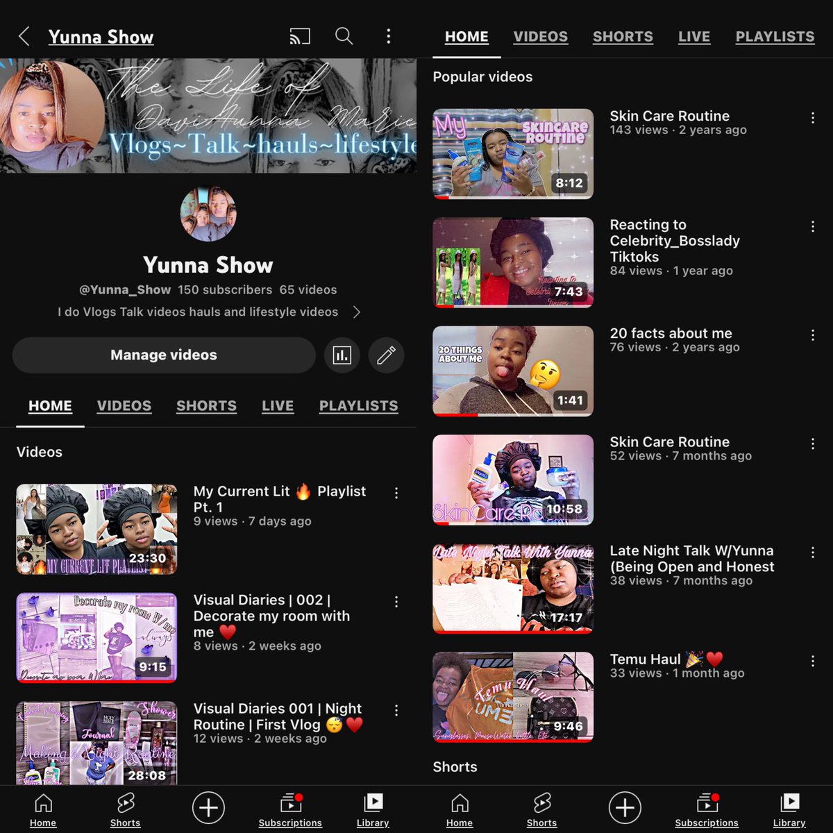 YunnaPretty's tweet photo. Day 9 of promoting my channel without shame 🦋🩷 #daviaunnamarie #explorepage #fyp #supportme #public #upcomingyoutuber #Subscribe #1kplease #contentcreator #contentcreators #beginneryoutuber #beginneryoutubers #subforsubyoutube #blackgirlcontentcreator #youtube #4kwatchhours https://t.co/Pifia8oSRz