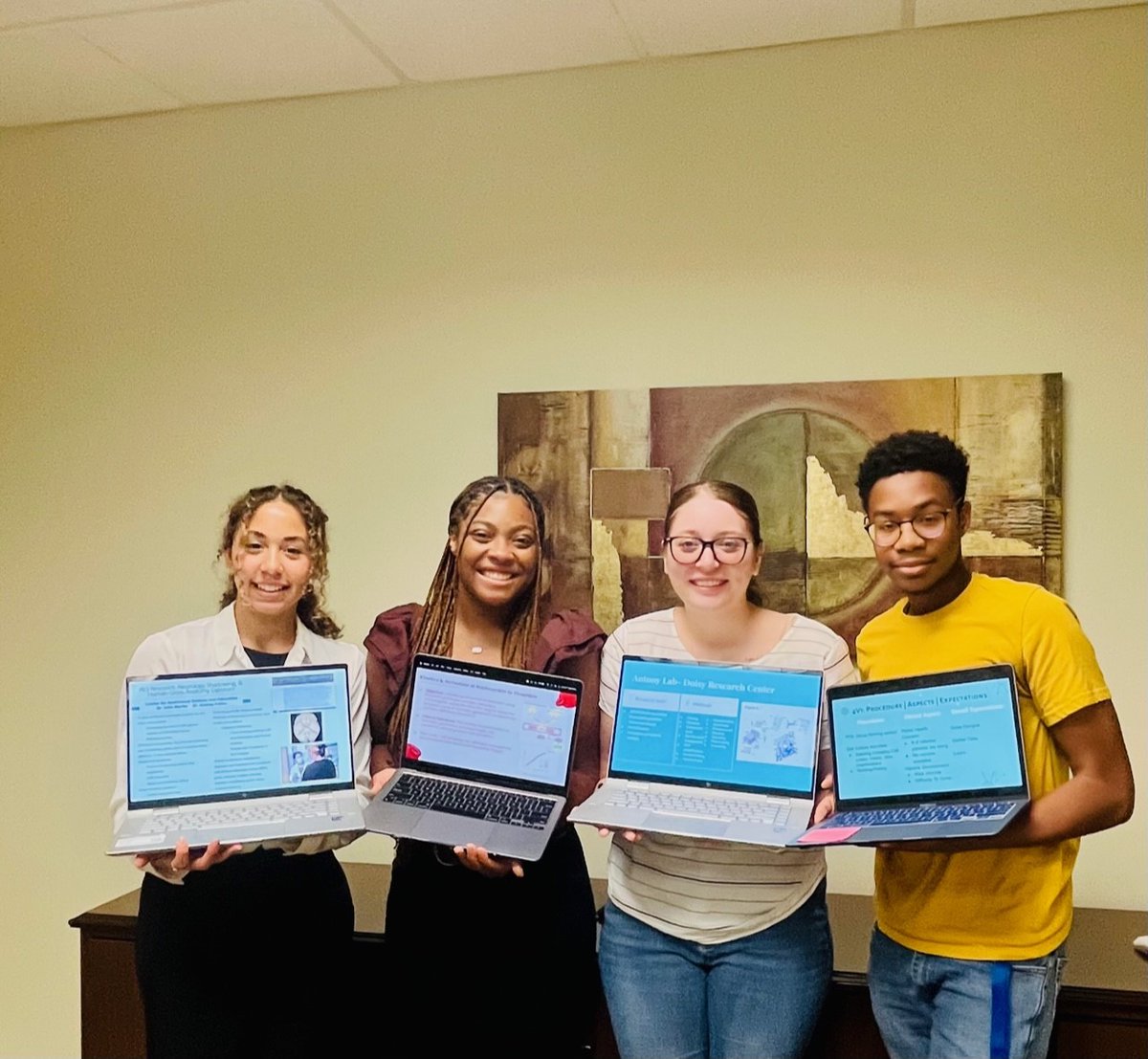 SLUSOM-ODEI (@osomodei) on Twitter photo Today, students in the Summer Undergraduate Research Program at the SLU School of Medicine presented informative summaries of their respective research projects. They were excellent. <a href="/slusom/">SLU Medicine</a> <a href="/sludchs/">SLU Doisy College of Health Sciences</a> <a href="/SLU_Official/">Saint Louis University</a> <a href="/SLUMCL/">SLU MCL</a> <a href="/LmsaSLU/">SLU LMSA</a> <a href="/SluSnma/">SLU SNMA</a> Today, students in the Summer Undergraduate Research Program at the SLU School of Medicine presented informative summaries of their respective research projects. They were excellent. <a href="/slusom/">SLU Medicine</a> <a href="/sludchs/">SLU Doisy College of Health Sciences</a> <a href="/SLU_Official/">Saint Louis University</a> <a href="/SLUMCL/">SLU MCL</a> <a href="/LmsaSLU/">SLU LMSA</a> <a href="/SluSnma/">SLU SNMA</a>