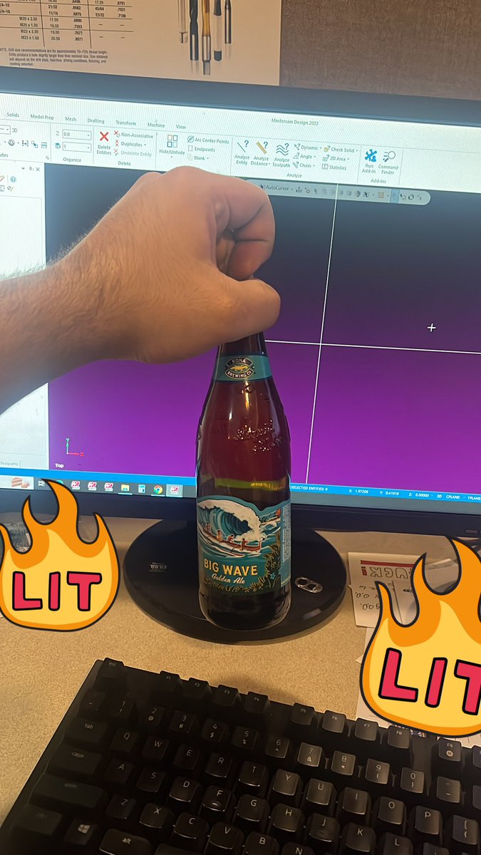 EmperorOfCrack's tweet photo. Just burnt the fuck out of my fingers but the #workbeer makes up for it. https://t.co/9pM990CbO3