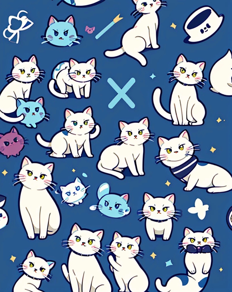 odango2190's tweet photo. AIartにハマり中で、かわいいネコのイラストできました。

興味ある方はプロフィールをチェックしてね！

🥕お願い🥕
・@odango2190をフォロー
・このツイートをRT

🍇お返し🍇
・フォロバ
・固定ツイートをRT

#固定RT企画 https://t.co/1EChogoTML