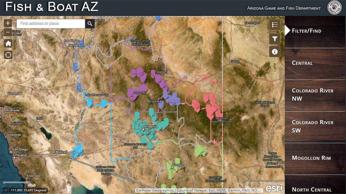 azwater's tweet image. Planning your #FridayFishing trip? Find the best fishing locations near you with @azgfd’s handy, interactive map! ow.ly/S3As50P5hPm