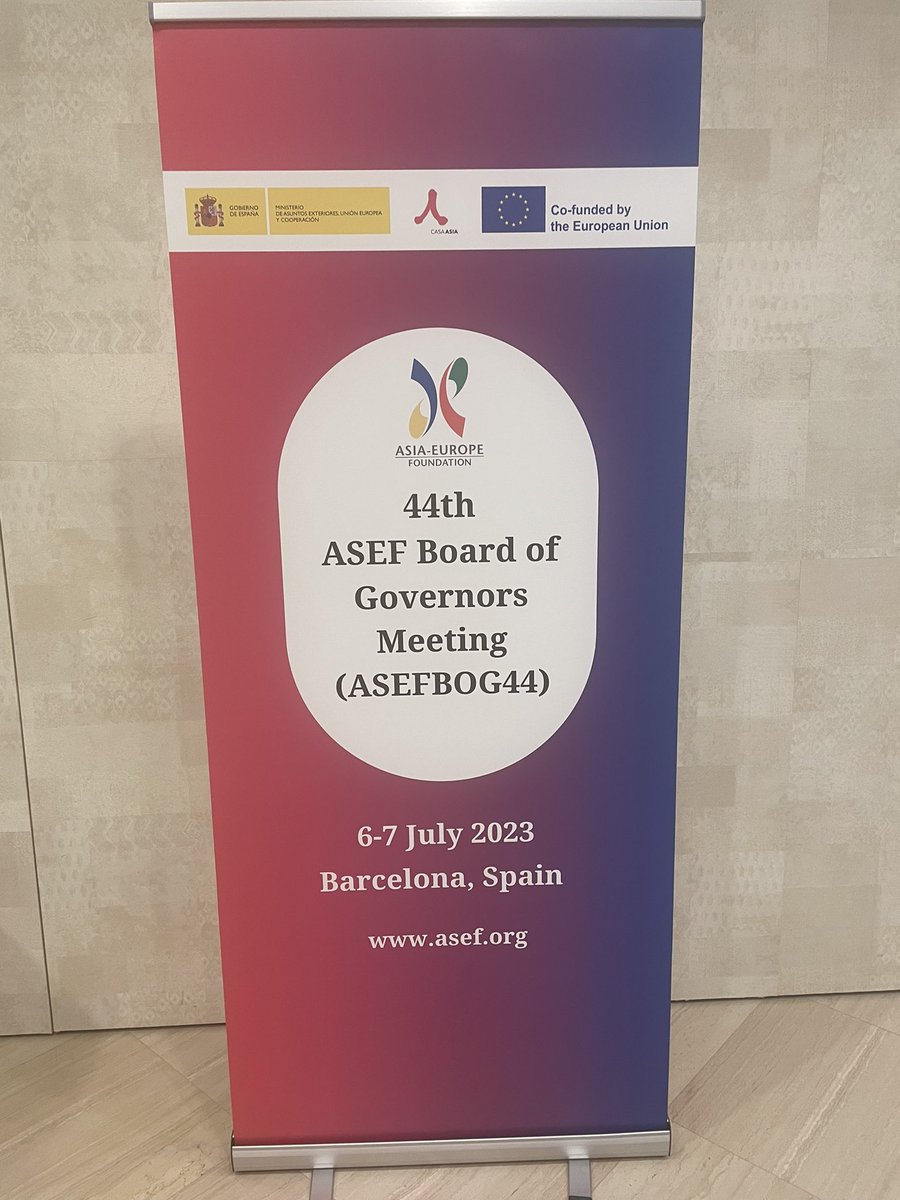 denisafrelich's tweet photo. Constructive spirit@annual meeting of over 50 @aseforg governers enhancing much needed coop b/w Europe&amp;Asia boosting people-to-people interaction,most valuable asset.Muchasgrazias @javierparrondob for your valuable leadership@organizing truly great event  @SpainMFA @SlovakiaMFA https://t.co/IeIS9VOTNO