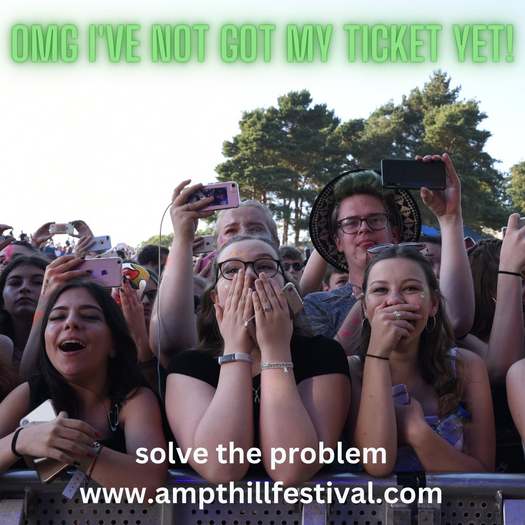 Time to get those tickets sorted - pop to ampthillfestival.com/tickets

But who knows what these AmpRockers were watching?

Photo by Kane Howie