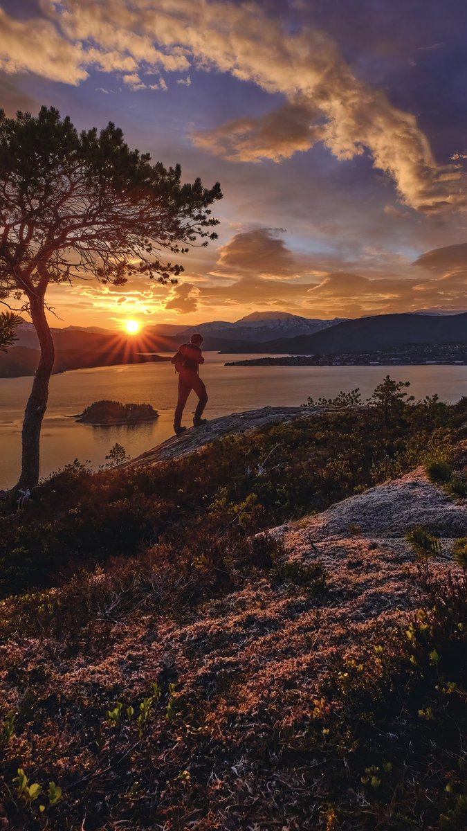BrunIsak's tweet photo. Summer sunset on Helgeland, Norway🌅⛰️🏃🏽‍♂️ https://t.co/cwINiVldJH