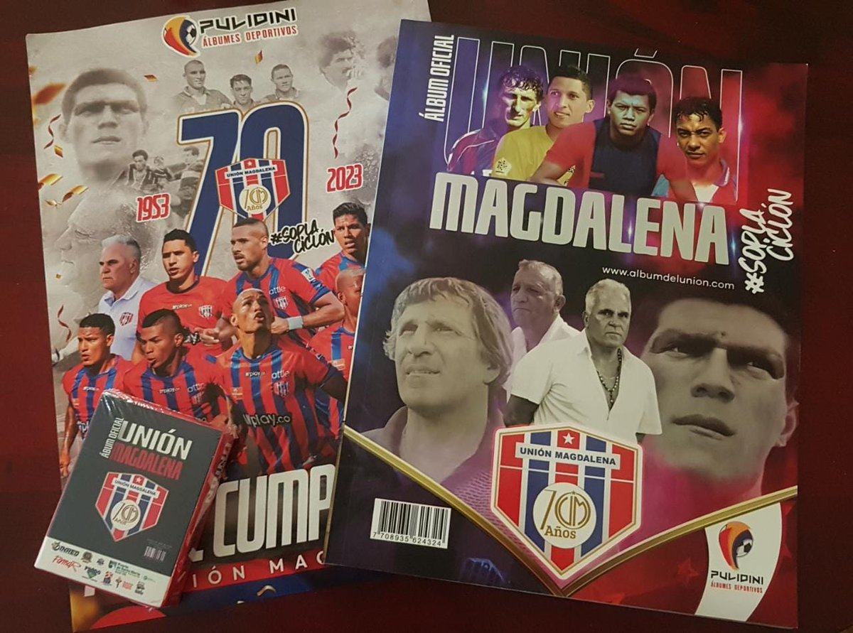 JuankCardonaF's tweet photo. Amigos, voy a regalar un álbum oficial del @UnionMagdalena 💙❤️🎁

¡Es muy fácil participar!

Dale RT a este trino y sigue la cuenta. 🔝

Espera el sorteo! 😎 https://t.co/B3SF1nXJn6