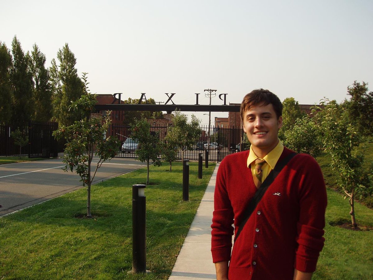 NickPitera's tweet photo. My very first day at @Pixar was 15 years ago today! Feeling very grateful and nostalgic this morning! ❤️ #pixar https://t.co/LMrY8j9f3L