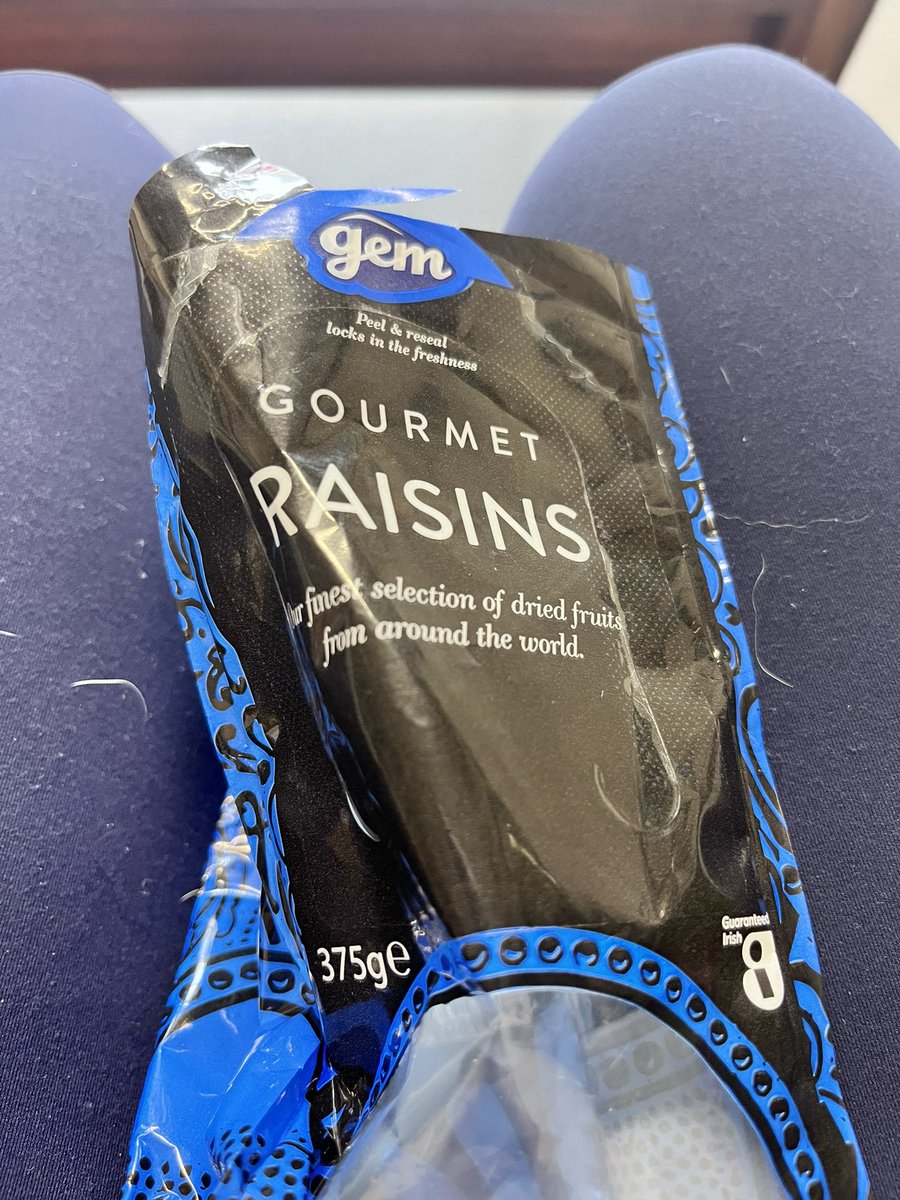 SoulCoachPaula's tweet photo. All’s well in the end….
So ‘somebody’ has springs in his increasingly long legs and reached the BIG bag of raisins on the counter. 
Mad dash to vets
Induced vomiting 
And now home and being his usual cute self
Vet said that quantity would definitely have killed him 🥲
#fecker https://t.co/pUMZ0hD9bP