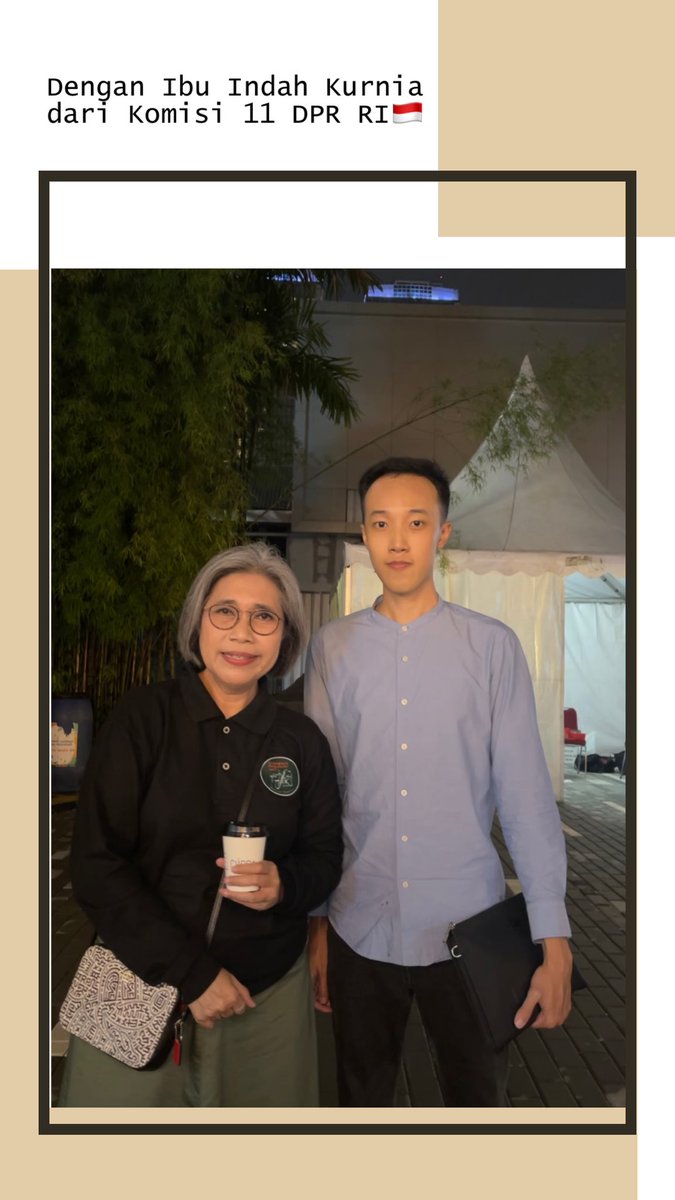 joeryanswanto's tweet photo. Dengan Ibu Indah Kurnia dari Komisi 11 DPR RI🇮🇩 https://t.co/q39UeMzOb8