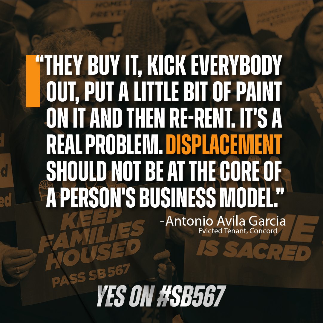 Take it from a landlord &amp; real estate developer:

"Renter protections are homelessness prevention."

<a href="/BMaienschein/">Brian Maienschein</a> <a href="/CASpeakerRivas/">Speaker Robert Rivas</a> <a href="/Damon_Connolly/">Damon Connolly</a> families are becoming homeless faster than we can house them. Vote yes on #SB567 to prevent homelessness!

calmatters.org/commentary/202…