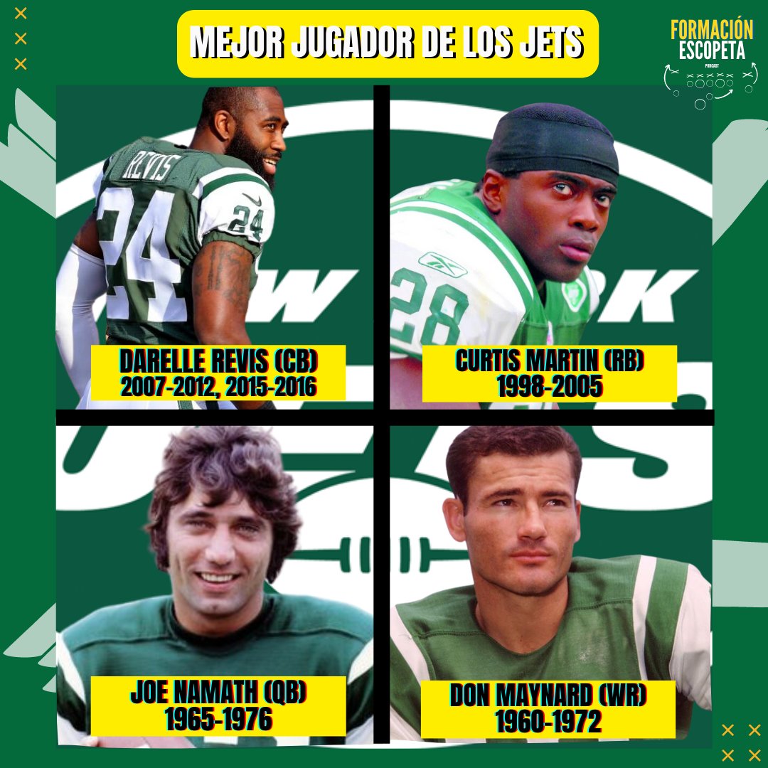 EscopetaPodcast's tweet photo. ¿Quién crees que es el GOAT (Mejor de todos los tiempos) de los #Jets?
.
.
.
#NFL #nflPoll #NFLDraft #nfllondon #nflmx #NYJ #takeflight #NewYork #NewYorkJets #instapoll #AaronRodgers https://t.co/hQrqZV2HOG