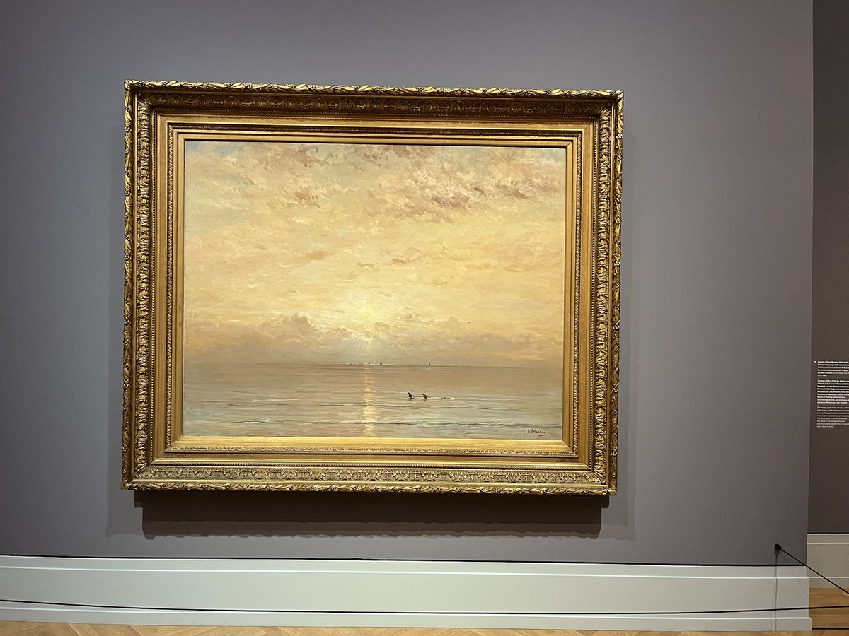 Every time I visit the new exhibition at @MuseumBarberini I think, "This one is the best". Until I visit the next one. But the one showing on 8 July  is really the best. "Clouds and Light: Impressionism in Holland" till October 22, 2023 in Potsdam. museum-barberini.de/en/ausstellung…