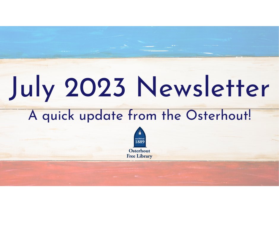 Osterhout Library tweet media