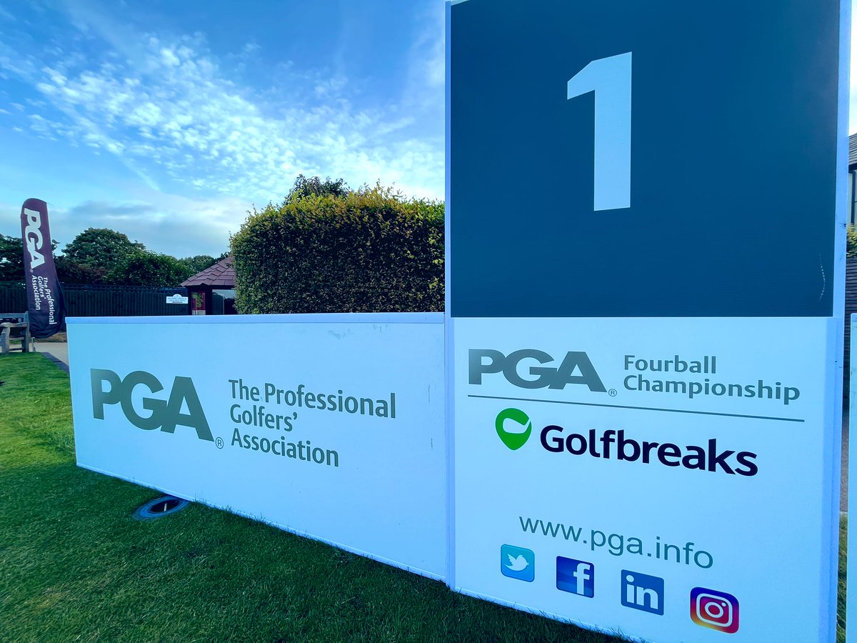 PGANorth's tweet photo. Lovely day today @PleasingtonGolf for our @golfbreaks @ThePGA North Fourball Championship Qualifier. Congratulations to our 16 qualifiers who move onto compete @cardenpark. Superb tied leading score of 62(-9) https://t.co/DbnUdS0Rpp