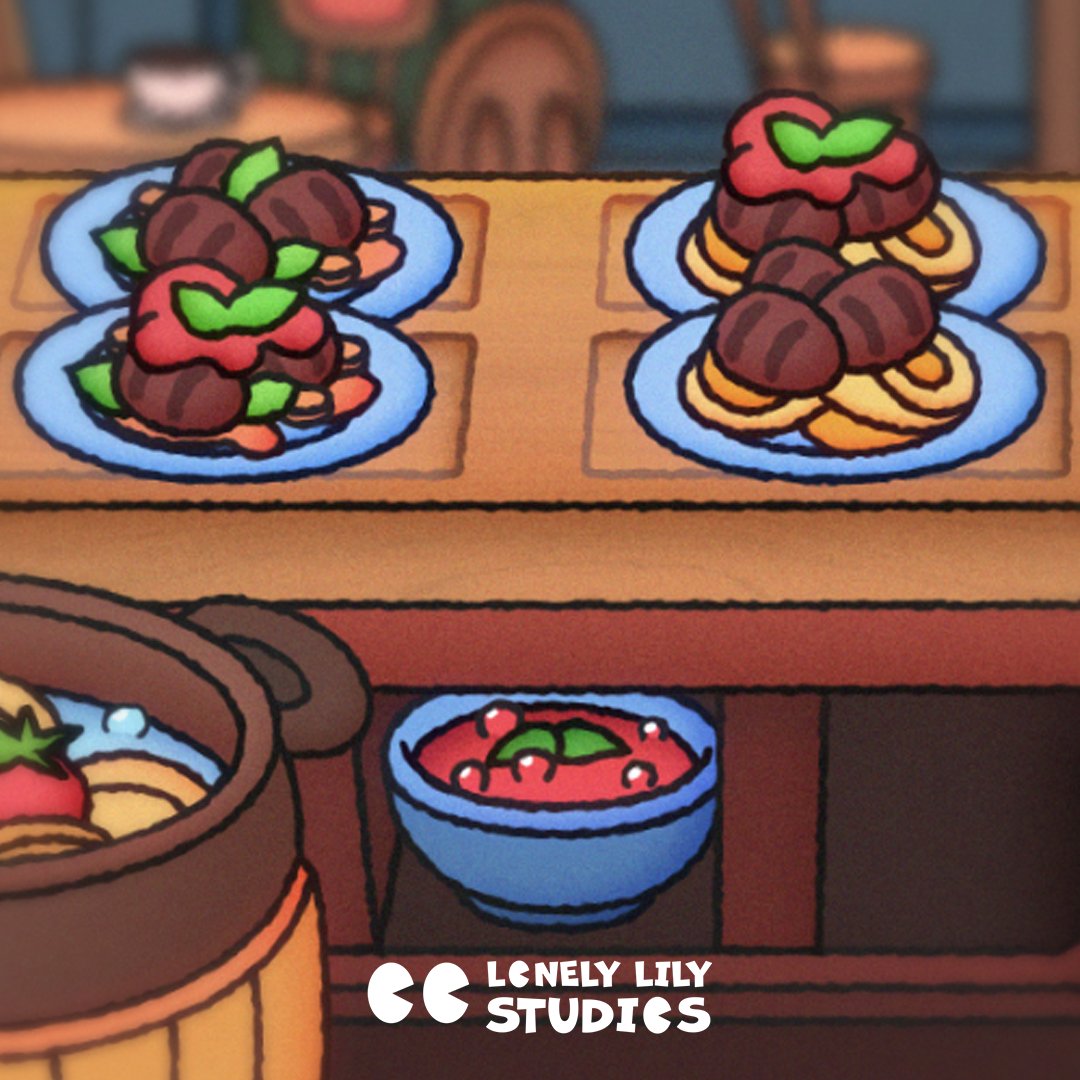 Lonely Lily Studios is working hard on our upcoming token gated mini-game 🍽️ ✨ In the meantime, how do you like your meatballs? 👀 👇