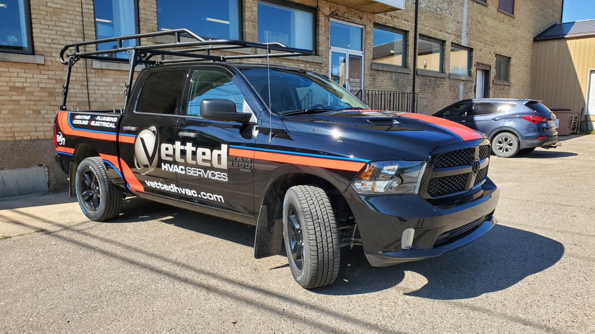 SourceMike's tweet image. A new truck added to the fleet for Vetted HVAC.