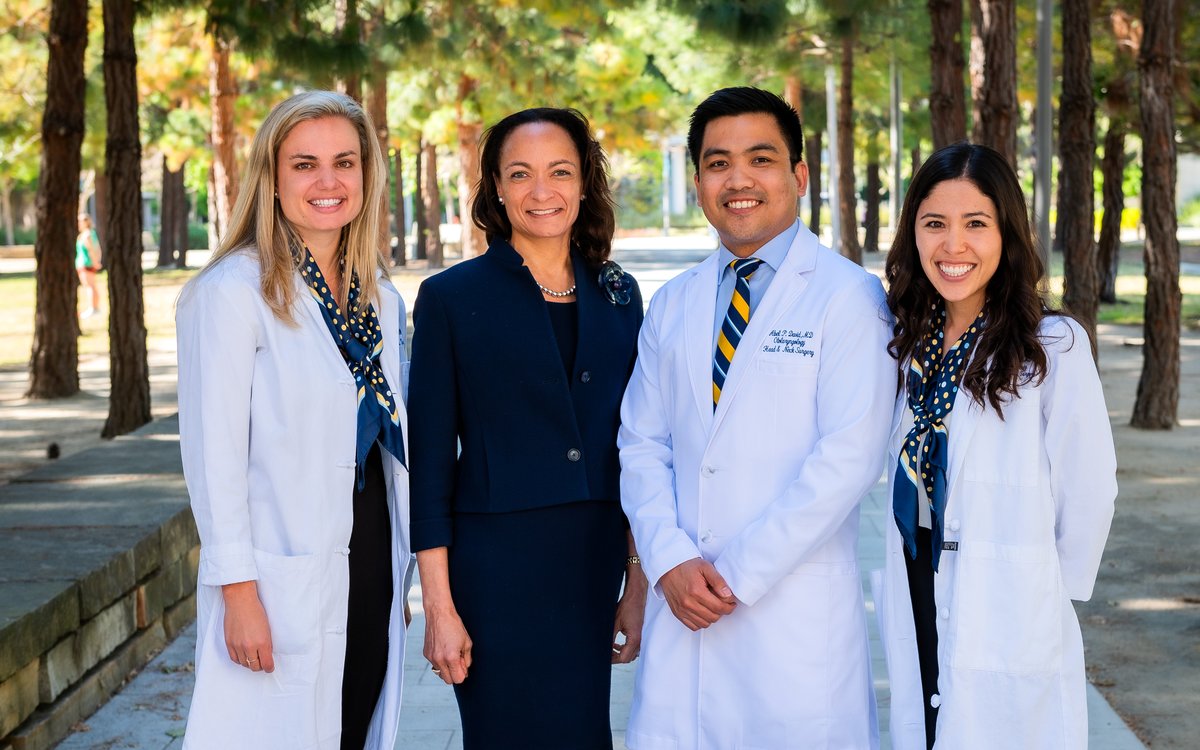 Throwback to the interesting &amp; inspiring Sooy Lecture by Dr. Dana Thompson (<a href="/kidsentdoc/">Dana Thompson, MD, MS, MBA, FACS</a>) of <a href="/NUFeinbergMed/">Northwestern Feinberg School of Medicine</a>! Here's Dr. Thompson with our 2022-2023 Chief Residents, Gaelen Stanford-Moore, MD, MPhil, Abel David, MD, &amp; Kara Brodie, MD, MPhil.