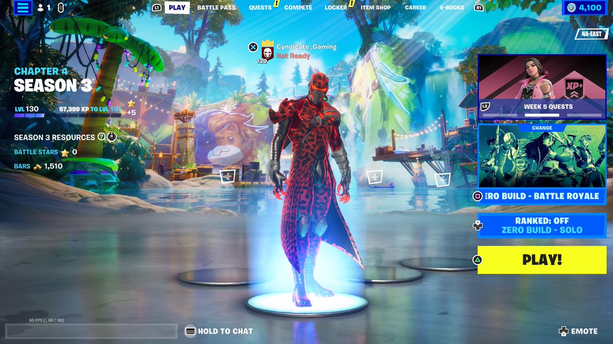 CyndicateLLC's tweet image. #PS5Share, #Fortnite screenshots