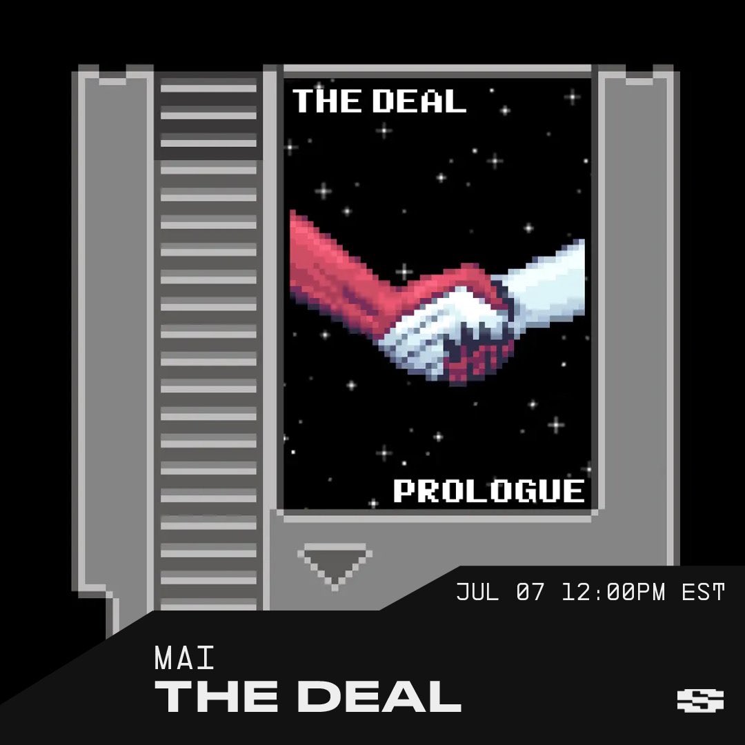 PROLOGUE to WORLD 2

FREE for the next week on <a href="/soundxyz_/">sound.xyz (🎧,🎧)</a> 

You don’t want to miss this..

It’s all part of THE DEAL

😈🤝👼