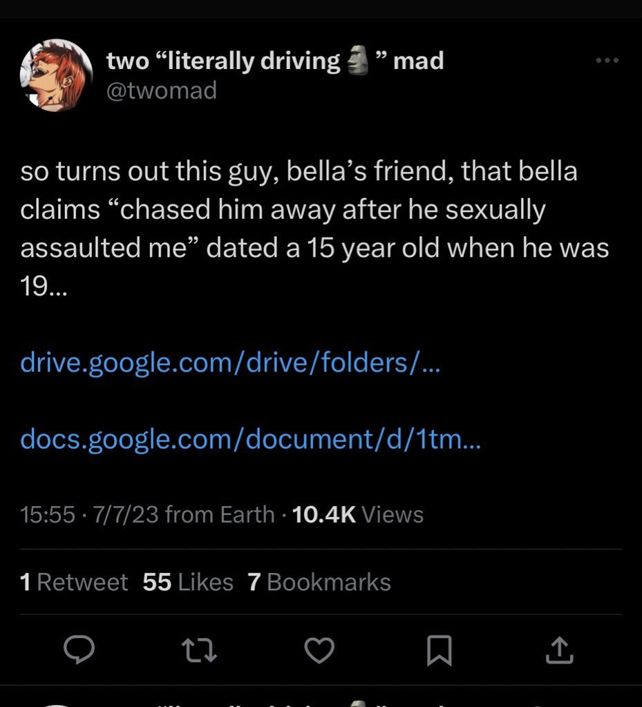 so turns out this guy, bella's friend, that bella claims 