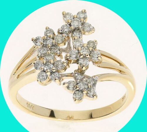 How pretty for the summer! Diamond floral bouquet ring in 14K yellow gold! (.55CT) Size 7 1/4, but we can resize it. At this price, why pay retail? #diamondflowers #diamondfloralring #diamondring #summerjewelry #summerring https://t.co/enOy8lp6Tl https://t.co/40AtYgMSYq