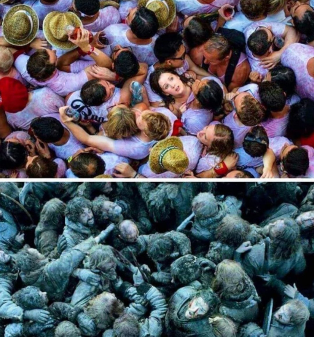 Romn88901184's tweet photo. Game of Thrones vs S.Fermin
Zentzuzko antzekotasunak... https://t.co/mCXw1TSV9M