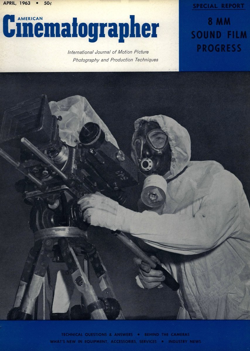 shutterangle180's tweet photo. American Cinematographer
April 1963 - Vol. 44 No. 4
#theasc #americancinematographer
#cinematography #cinematographers https://t.co/OZOCi8bPic