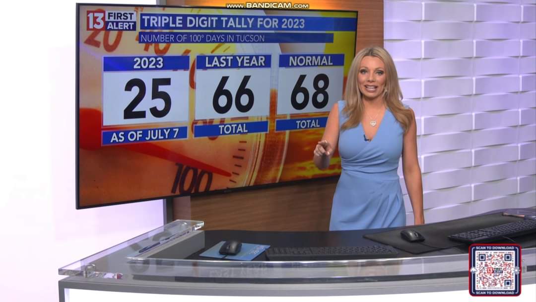 NewsWatcher102's tweet photo. Part 2: @alliepottertv so GORGEOUS/sexy/very beautiful in blue on this Friday! 😍🤩💘🔥❤️💙 #AzWx #TucsonWx #KOLDNews #AllikePotter https://t.co/rJhupvNvLi